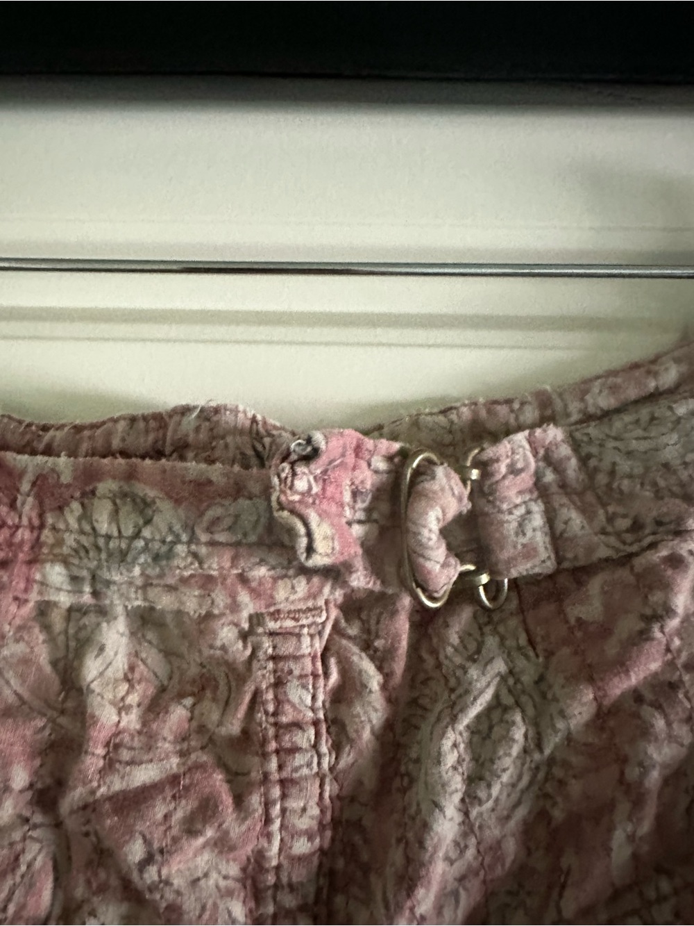 Magnolia Pearl Roe Pant dusty pink floral block print - Picture 4 of 7